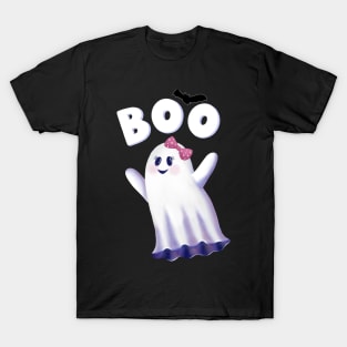 Ghost Girl says Boo T-Shirt